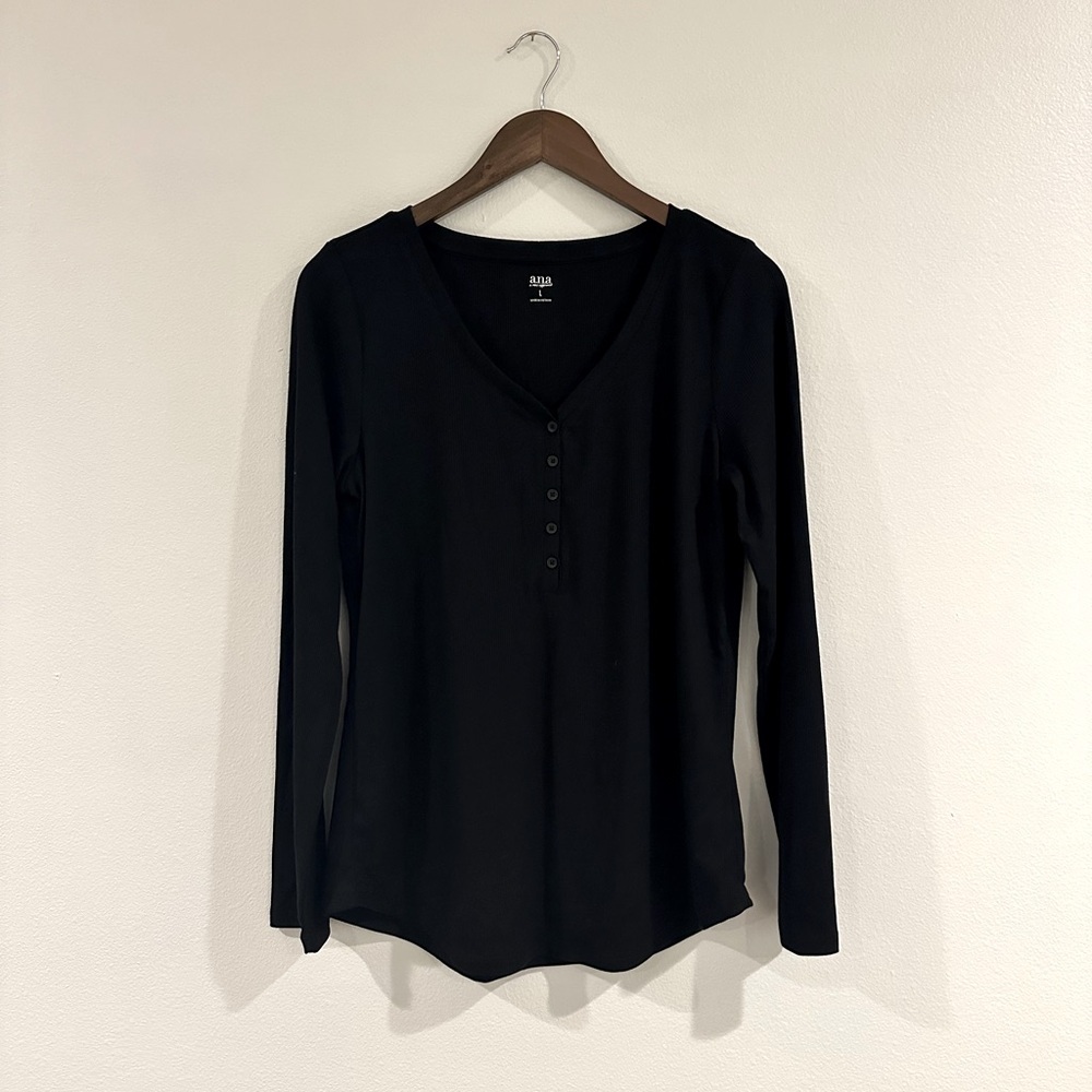 Women’s Longsleeve Black Shirt